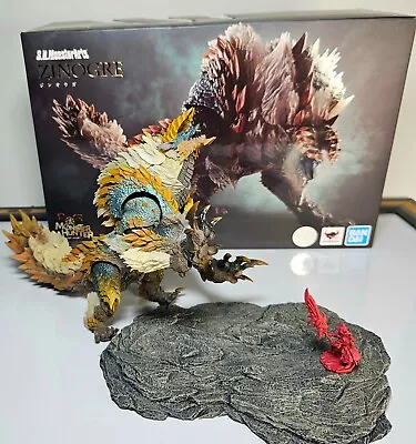 S.H.Monster Arts Monster Hunter World Iceborne Zinogre Action Figure Bandai • $175