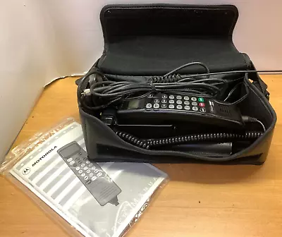 $69.99 • Buy Vintage Motorola Cellular One SCN2449A Mobile Car Phone Manual, Antenna, & Batt.
