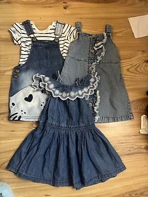Baby Girls Cute Denim Dresss Bundle 18/24 Month • £5