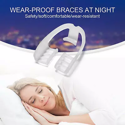 1-4Pcs Silicone Grinding Protector Teeth Night Guard Bruxism Dental Mouth Guard • $7.90