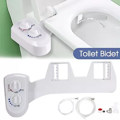 Toilet Bidet Seat Attachment Spray Hygiene Water Wash Clean Sanitation Bathroom • $57.49