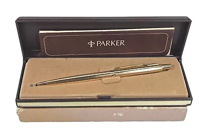 Vintage Parker Classic 12k Gold Filled Ball Point Pen 1984 • $14.99