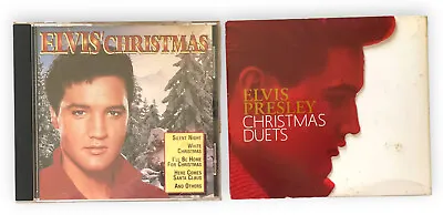 Elvis Presley CD Lot X2 Elvis’ Christmas Album 95’ & Christmas Duets 08’ Vintage • $8.99