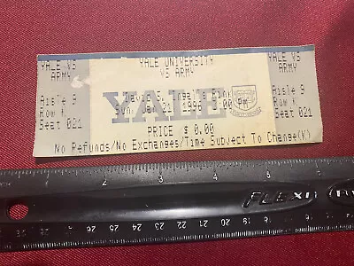 Army Vs Yale University Hockey Game Ticket At Ingalls Rink - January 21 1996 • $29.99