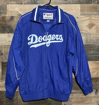 Los Angeles Dodgers Majestic Authentic Collection Jacket Youth XL Blue Baseball • $124.99