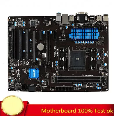 FOR MSI A68H PC MATE Motherboard Supports FM2+ USB3.0 A10-7850K 100% Test Work • $95