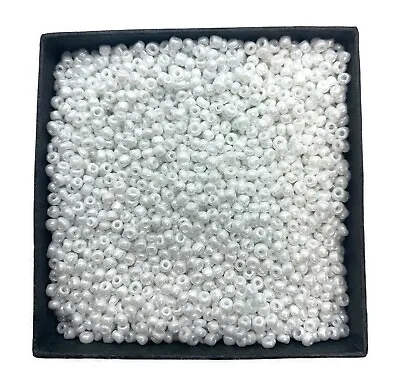 £2.10 • Buy 50g Glass Seed Beads 11/0- 2mm 8/0- 3mm 6/0- 4mm COLOUR CHOICE