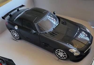 Black Mercedes-Benz SLS AMG GT Final Edition Full Function Radio Control Car • $20