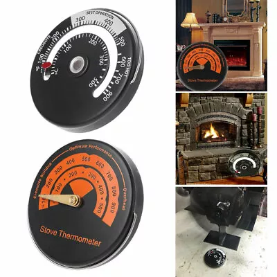 Magnetic Wood Stove Pipe Fire Heat Temperature Gauge Thermometer Tester #SH • $8.75