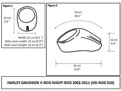 $169 • Buy Harley-Davidson V-ROD NIGHTROD FAIRING NEW  VROD 2002-2011  Fixing Kit Included