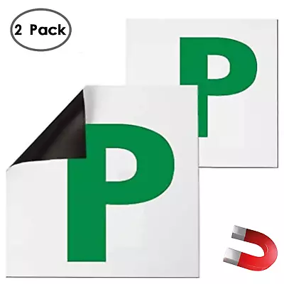 2 X P  Green Fully Magnetic Learner Driver P Plates Just Passed  Pass New Driver • $3.08