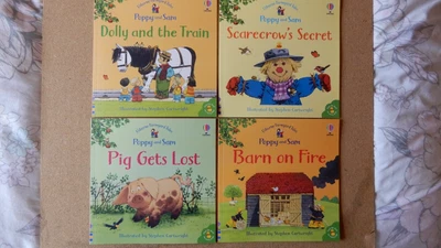 £8 • Buy Poppy And Sam Usborne Farmyard Books X 4 New - Dolly,Scarecrow,Pig,Barn
