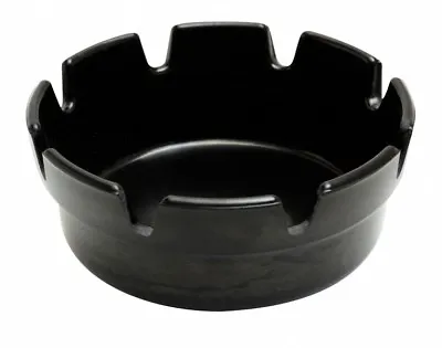 Melamine Ashtray 4  Black Cigarette - Ash Tray - Pub -Plastic Ashtray -Garden • £6.99