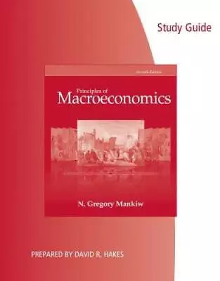 Study Guide For Mankiw's Principles Of Macroeconomics 7th - Paperback - GOOD • $9.49