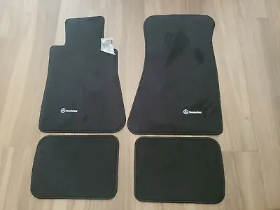 Mercedes-benz Floor 4-mats Black R107 560sl 380sl 450sl Q6680248 47 Eng Racing • $269.97