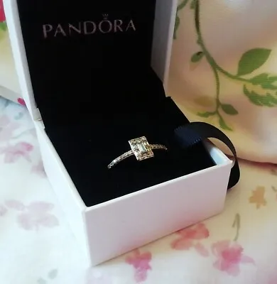 Pandora Rose Luminous Ice Ring Size 60 • £45