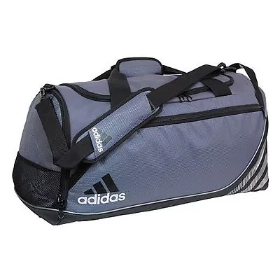 New Adidas Team Speed Duffel Small Lead Gray 5124400 • $39.95