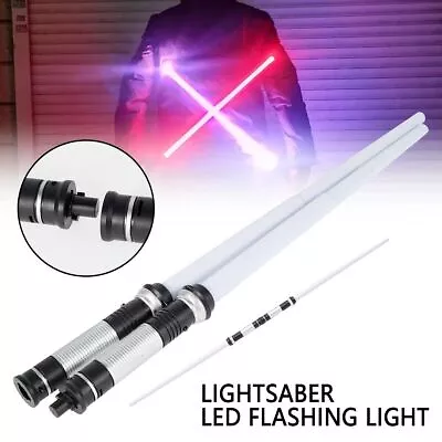 £9.99 • Buy 2 In 1)Star Wars Light Sound Sword Toys Light-saber With LED Extendable For Kids