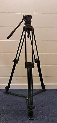 MANFROTTO 501HDV Pro Video Head With Manfrotto 525MVB 3 Stage Tripod Legs+BAG • £250