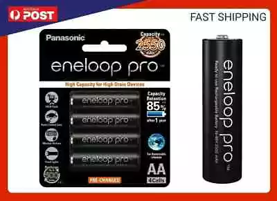 Panasonic Eneloop Pro - AA NiMH Rechargeable Batteries X 4 - Made In JAPAN • $29.99
