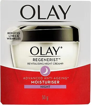 $24.81 • Buy Olay Regenerist Revitalising Night Face Cream Moisturiser, 50g