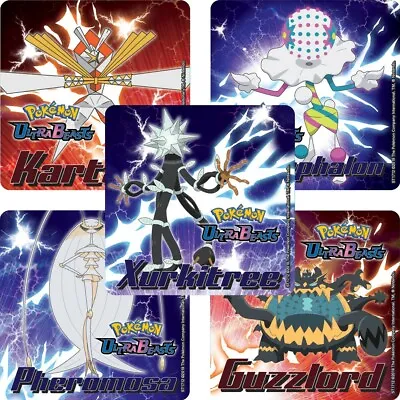 Pokemon Stickers X 5 Party Supplies Birthday Favours Pokemon Ultra Beasts Loot • $1.89