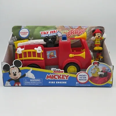 New Disney Junior Mickey Mouse Fire Engine Truck Lights Sounds • $25.99