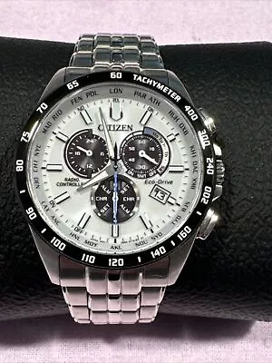 Citizen A-T Radio Controlled Sapphire Stainless Steel Men´s Watch CB5874-90A • $275