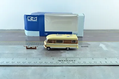 Rietze Mercedes / Hymer 660 RV Motor Home Camper Beige / Brown  1:87 Scale HO • $21.99