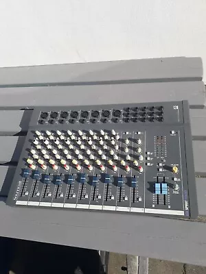 Soundcraft Spirit Folio 12/2 Analogue Mixer - 12 Channel Mixer  Working NO PSU • £45