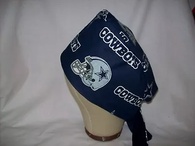 Men/Women Surgical Scrub Cap Lined Dallas Cowboys Very Cool 100% Cotton NFL • $17.99