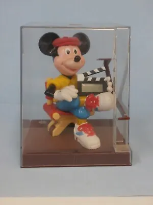 Disney Mickey Mouse Talking Time Director Alarm Clock 1991 Sounds Fun • $25.99