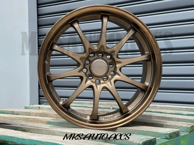 $1249.99 • Buy 4 PCs RAYS CE28 STYLE ALLOY WHEELS 18X8.5 38P 5X100 5X114.3 SAND BRONZE+BRZ LIP