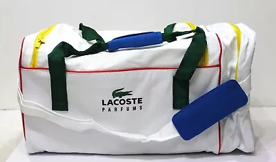 Lacoste Duffle Gym Sports Weekender Travel Bag • £23.99