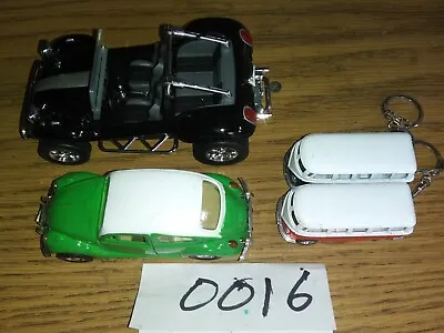 $14.99 • Buy Volkswagen VW Beetle Bus Buggy Cars Toy Die Cast Lot