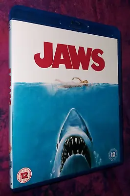 Jaws (Blu-ray) Steven Spielberg Roy Scheider Cult Horror Classic Great Extras • £5.99