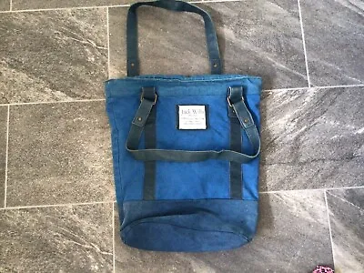 £10 • Buy Jack Wills Bag, Blue, Print Lining With Zipped Pocket, 16 X 18 Inches