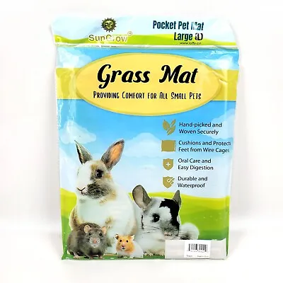 Grass Chew Mat - Woven - Small Pets - Rabbit Guinea Pig Leopard Gecko Rat • $8.99