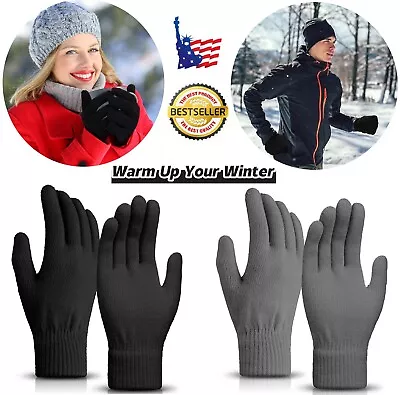 2× Pop Winter Magic Gloves Adult Knit Gloves Warm Stretchy Knit Gloves Unisex US • $9.29
