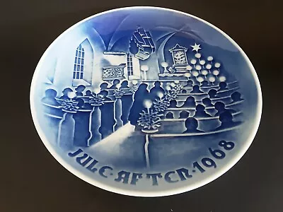 Vintage Collectors Plate B & G Made In Denmark  Christmas In Church   1968 • $10