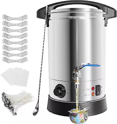 Wax Melter For Candle Making Wax Melting Pot Temperature Control 12 Lbs Large E • £107.69