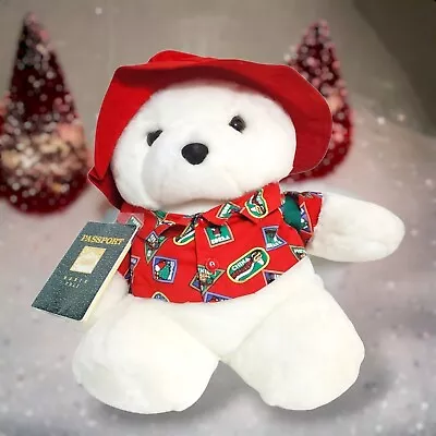 Marshall Fields Dayton Hudson Santabear 1993 World Traveler Plush • $39.99