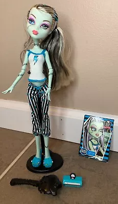 *Monster High Dead Tired Frankie Stein Doll With Accessories • $75