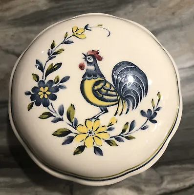 Nikko Porcelain Rooster Trinket Box  • $12