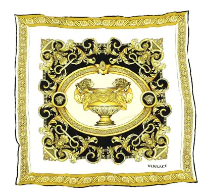 Versace L5607 Coupe De Dieux Silk Foulard Bandana Scarf • $224.20