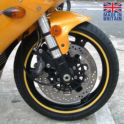 20 Pcs Motorbike Wheel Rim Stripes Decals Tape Graphics Stickers  - Yamaha • £8.99