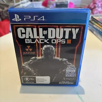 Call Of Duty Black Ops 3 III Ps4 Sony PlayStation 4 AU • $19.99