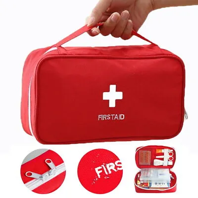 £4.86 • Buy Outdoor Travel Case Pouch First Aid Kit Box Portable Emergency Empty Medical Bag