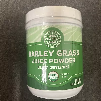 Vimergy USDA Organic Barley Grass Juice Powder 62 Servings • $50