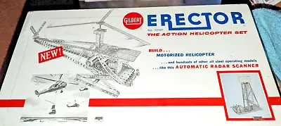 Nicer Complete 10181 Helicopter Set A.c. Gilbert Erector Set • $69.95